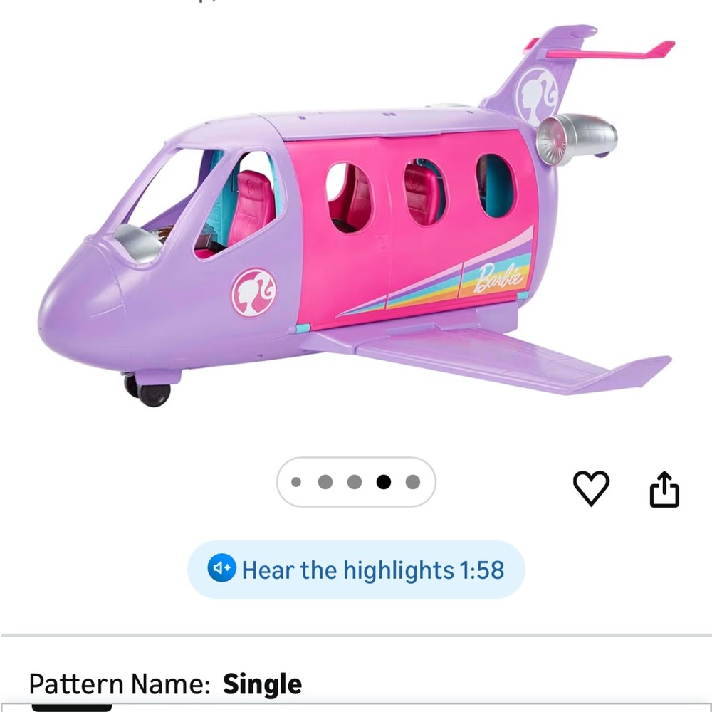 BarbieDream Plane -EUC
